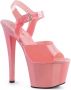 Pleaser Sandaal met enkelband Paaldans schoenen 36 Shoes SKY 308GF Paaldans schoenen Zwart Transparant - Thumbnail 6