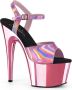 Pleaser ADORE-709HGCH Sandaal met enkelband Paaldans schoenen Paaldans schoenen 40 Shoes Roze - Thumbnail 1