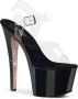 Pleaser Sandaal met enkelband Paaldans schoenen 39 Shoes SKY 308CRS Paaldans schoenen Zwart Roze - Thumbnail 1