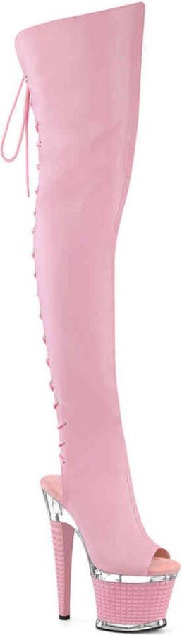 pleaser SPECTATOR-3030 Plateau overknee Laarzen 38 Shoes Roze