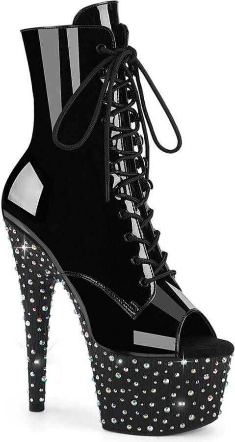 Pleaser STARDANCE-1021 Plateau Laarzen 36 Shoes Zwart