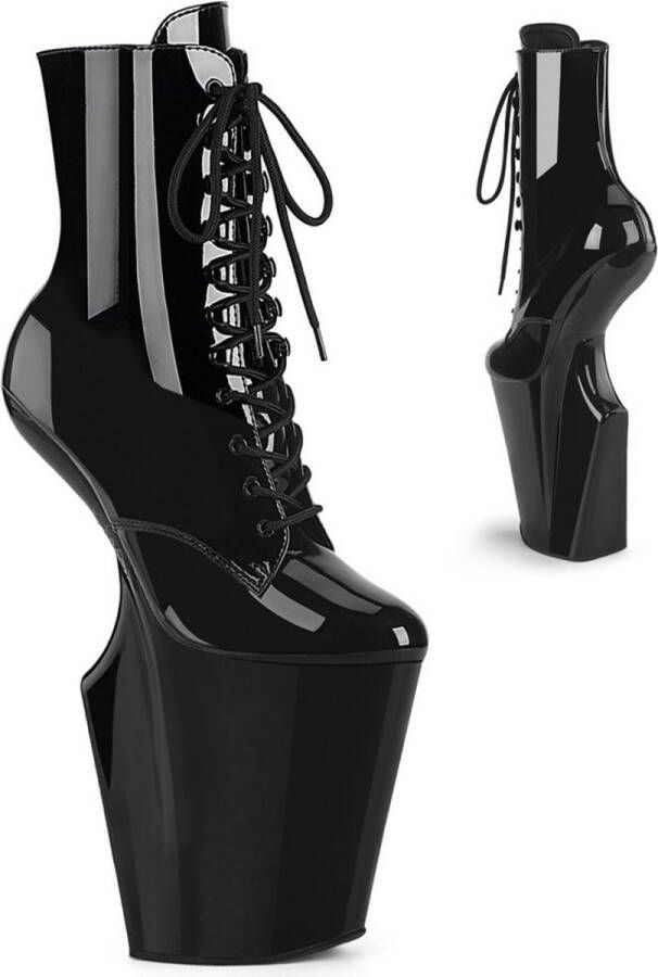 Pleaser WORSHIP-1020 Plateau Laarzen Paaldans schoenen 35 Shoes Zwart