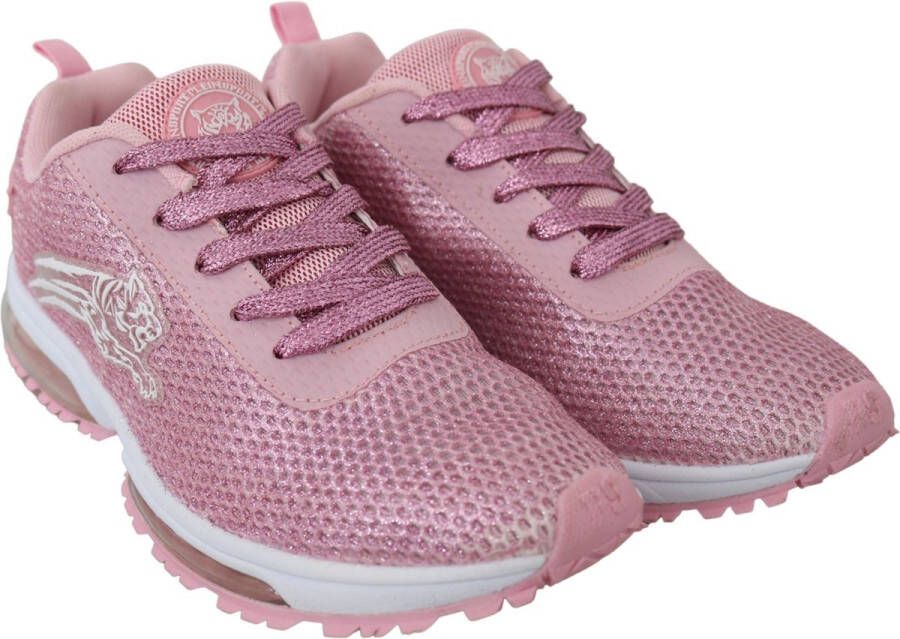 Plein Sport Chique Poederroze High-Craft Sneakers Pink Dames