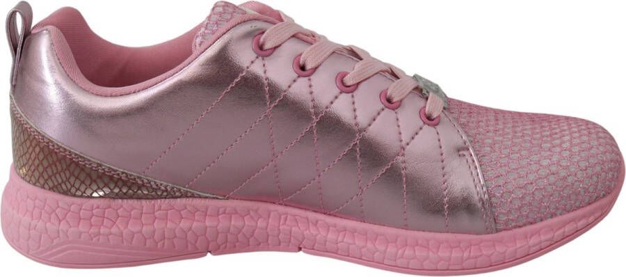 Plein Sport Roze Blush Polyester Runner Gisella Sneakers Pink Heren