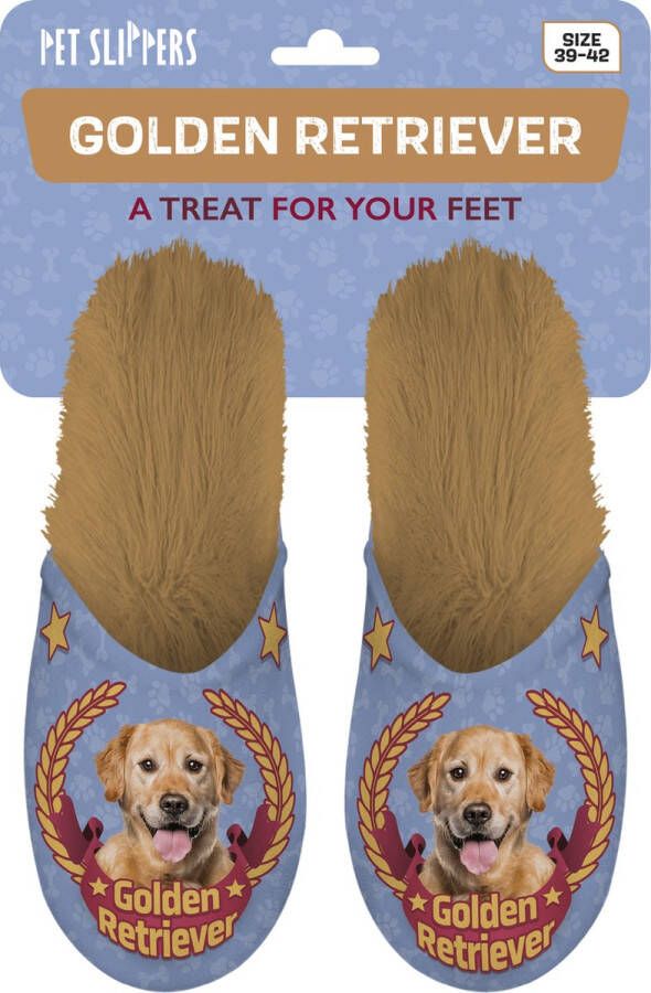 Plenty Gifts Pantoffel Golden Retriever