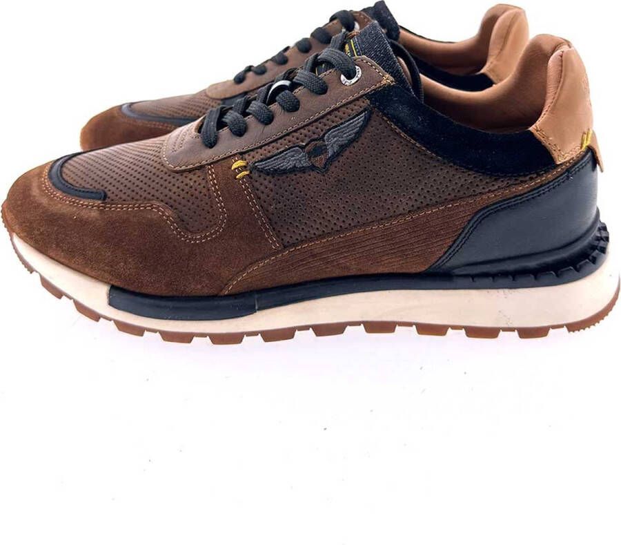 PME Legend Aircobra Sneakers Leren Sneaker Heren Cognac