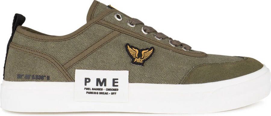 PME Legend Beechburd sneakers groen Canvas