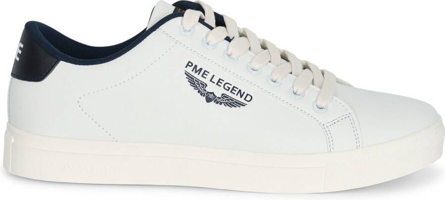 PME Legend Witte Carior Sneaker met Groene Accenten Multicolor Heren