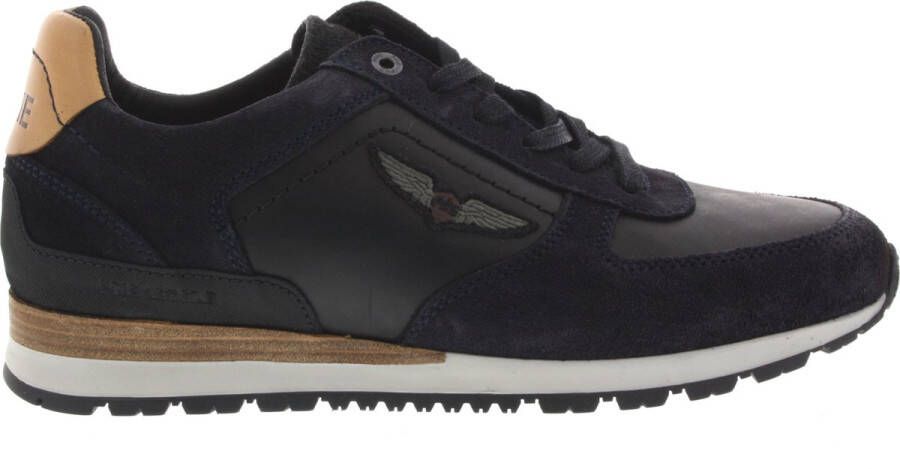 PME Legend Heren Sneakers Lockplate Navy Donkerblauw