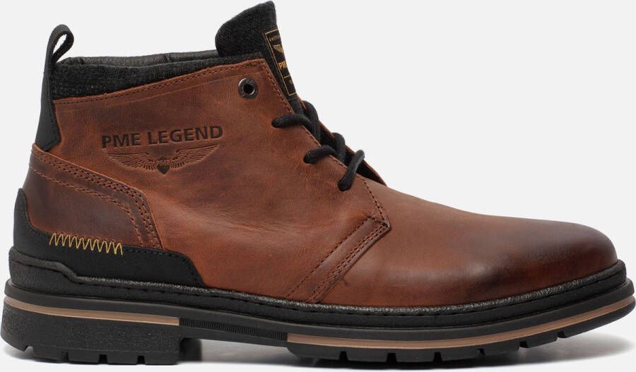 PME Legend Heren Veterschoenen Fleetman Cognac