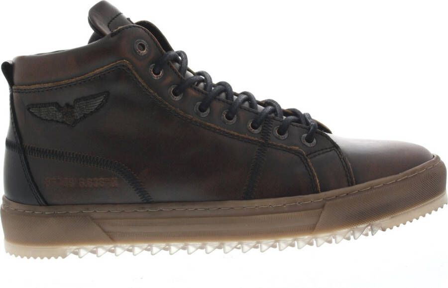 PME Legend Heren Veterschoenen Titon Dark Brown Donkerbruin