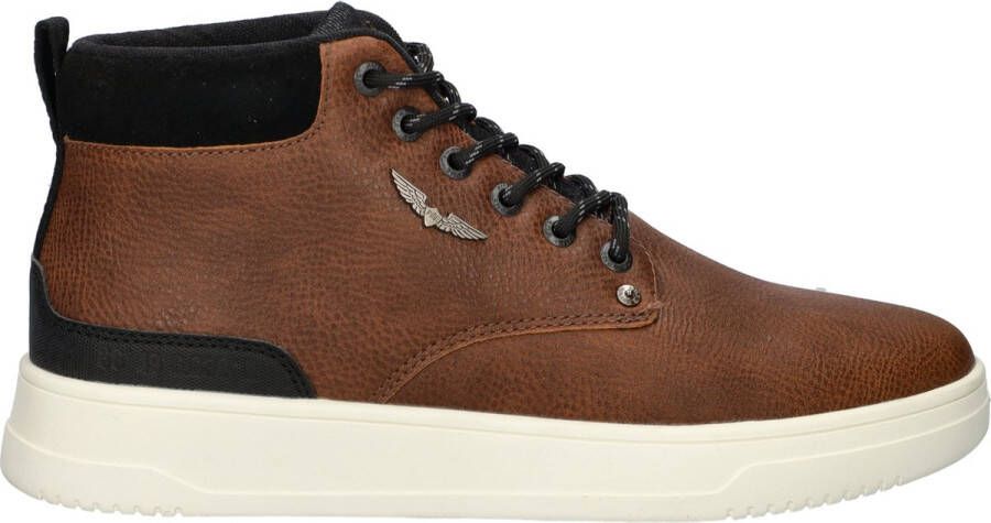 PME Legend Lexing-t Sneakers Leren Sneaker Heren Cognac