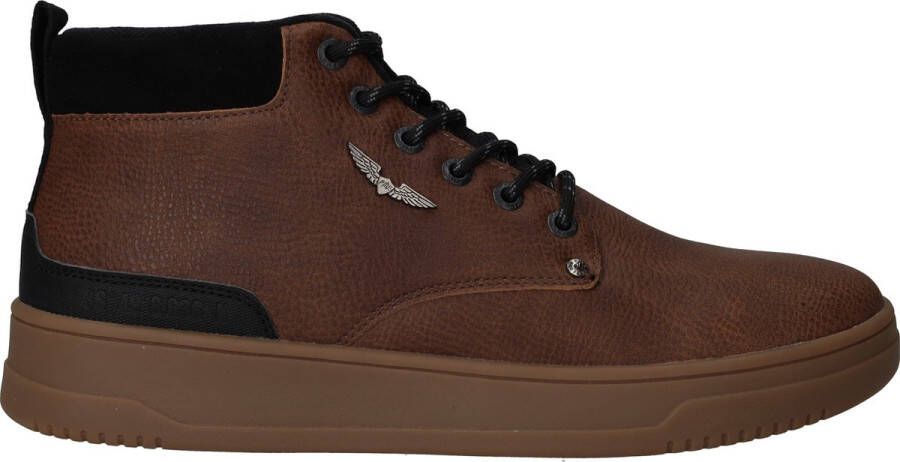 PME Legend Lexing-T Veterschoenen Hoog cognac