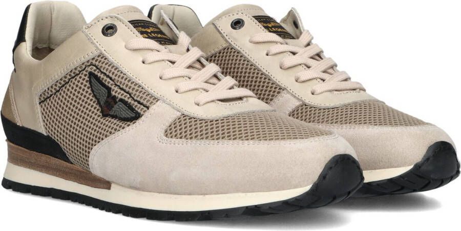 PME Legend Beige Lage Sneakers Lockplate Beige Heren