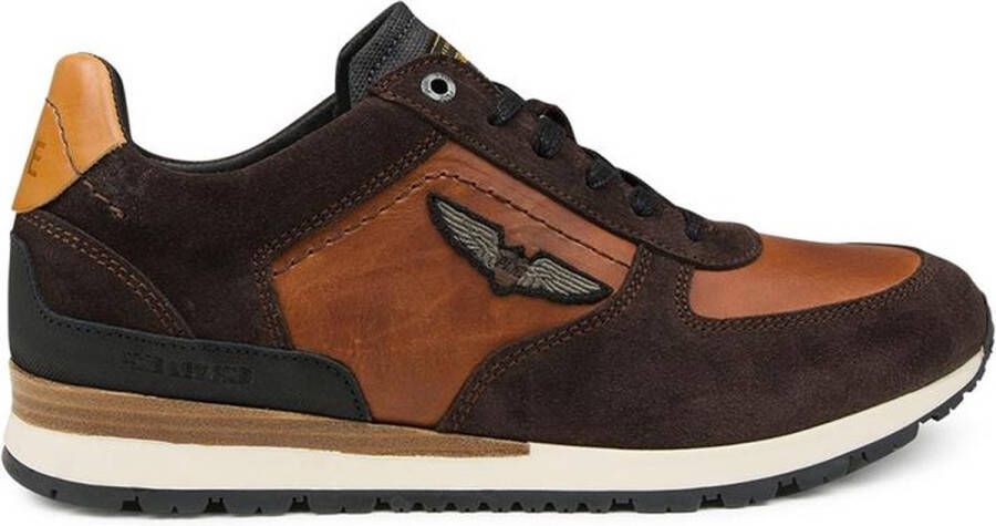 Pme legend Lockplate 898 Cognac Lage sneakers