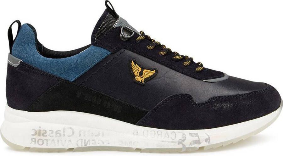 PME Legend Notcher Lage sneakers Leren Sneaker Heren Blauw