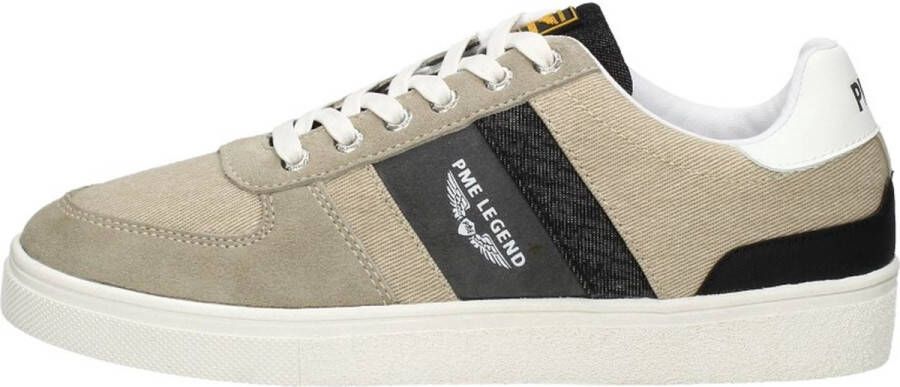 PME Legend Beige Sneakers met Grijze Accents Multicolor Heren