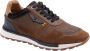 PME Legend Aircobra Sneakers Leren Sneaker Heren Cognac - Thumbnail 4