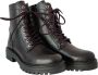 POELMAN leren veterboot zwart Leer Veterboots Dames - Thumbnail 6