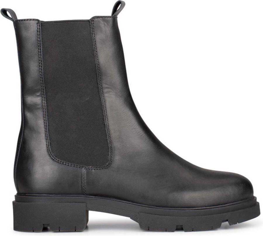 PS Poelman Sophie leren chelsea boots zwart