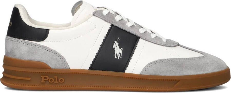 POLO RALPH LAUREN Ralph Lauren Lage Sneakers Heren Heritage Aera Pp Low Top Lace Maat: 47 Materiaal: Leer Kleur: Wit