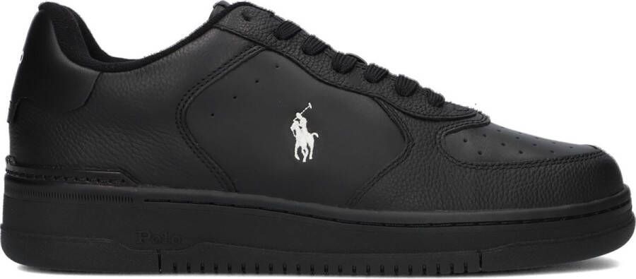 POLO RALPH LAUREN Masters Crt Low Top Lage sneakers Leren Sneaker Heren Zwart