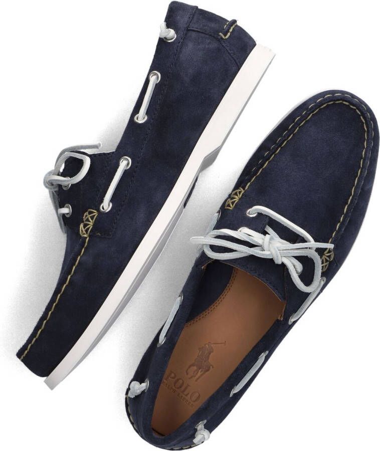 POLO RALPH LAUREN Ralph Lauren Loafers Heren Merton Boat Maat: 41 Materiaal: Suède Kleur: Blauw