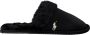 POLO RALPH LAUREN Summit Scuff Ii Pantoffels Sloffen Dames Zwart - Thumbnail 1