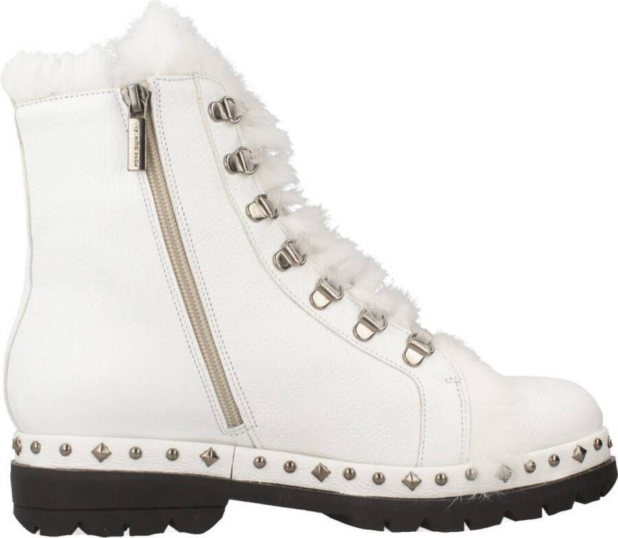 Pons Quintana Lace-up Boots White Dames