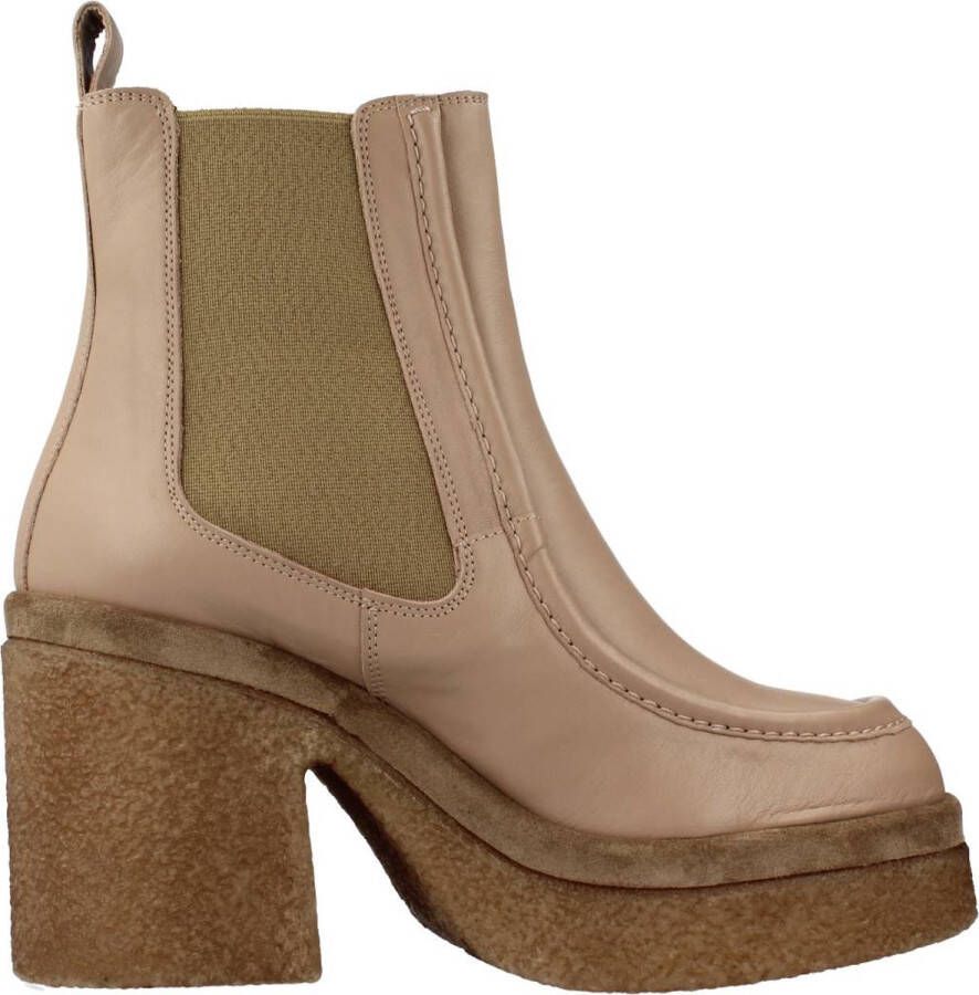 Pons Quintana Heeled Boots Beige Dames