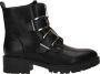 POSH by Poelman Bikerboots Dames Zwart - Thumbnail 1