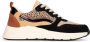 POELMAN zwarte sneakers panterprint Zwart Synthetisch Lage sneakers Dames - Thumbnail 2