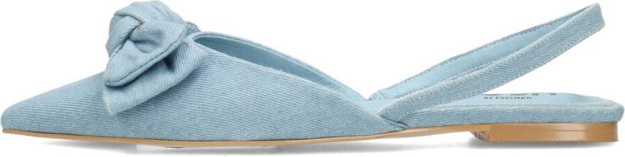 POSH by Poelman LOA Dames Slingbacks Licht Denim