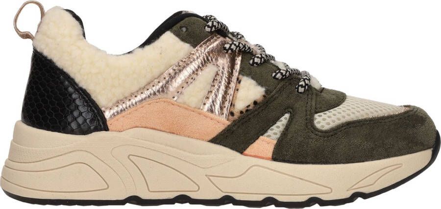 POSH by PS Poelman POSH By Poelman Sneaker Meisjes Groen Beige