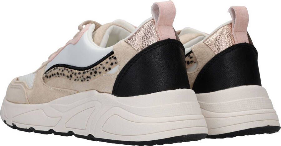 POSH by Poelman Sneaker Vrouwen Wit beige multi