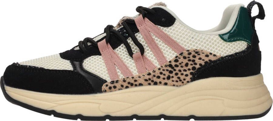 POSH by PS Poelman POSH By Poelman Sneaker Dames Zwart Beige Multi