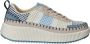 POSH by Poelman Sneakers Dames Blauw - Thumbnail 1