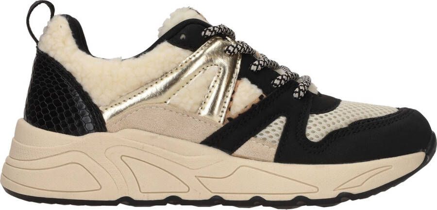 POSH by PS Poelman POSH By Poelman Sneaker Meisjes Zwart beige goud