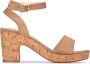 POSH by Poelman SUVI Dames Sandalen Cognac - Thumbnail 2