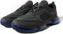 Prada Zwarte Rubberen Instap Sneakers Black Heren - Thumbnail 1