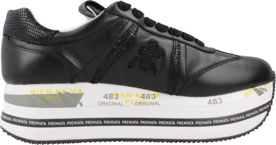 Premiata Stijlvolle Sneakers voor Mannen en Vrouwen Black Dames