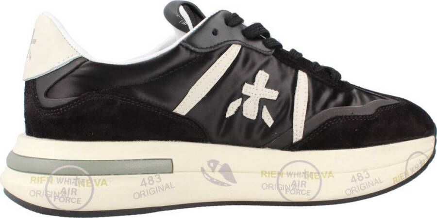 Premiata Zwarte Suède smode Sneakers Black