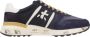 Premiata Blauwe Sneakers met Gele Rubberen Inzet Multicolor Heren - Thumbnail 1