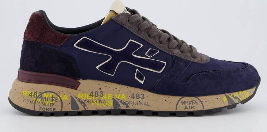 Premiata Stijlvolle Sneakers voor Mannen Blue Heren