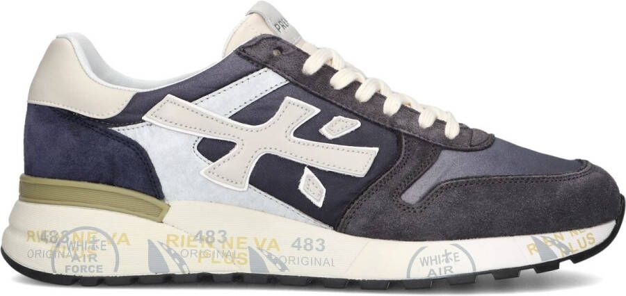 PREMIATA Lage Sneakers Heren Mick Maat: 39 Materiaal: Suède Kleur: Blauw