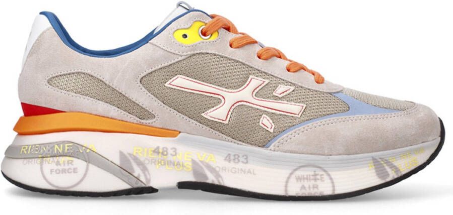 Premiata Grijze Sneakers voor Stijlvolle Mannen Gray Heren