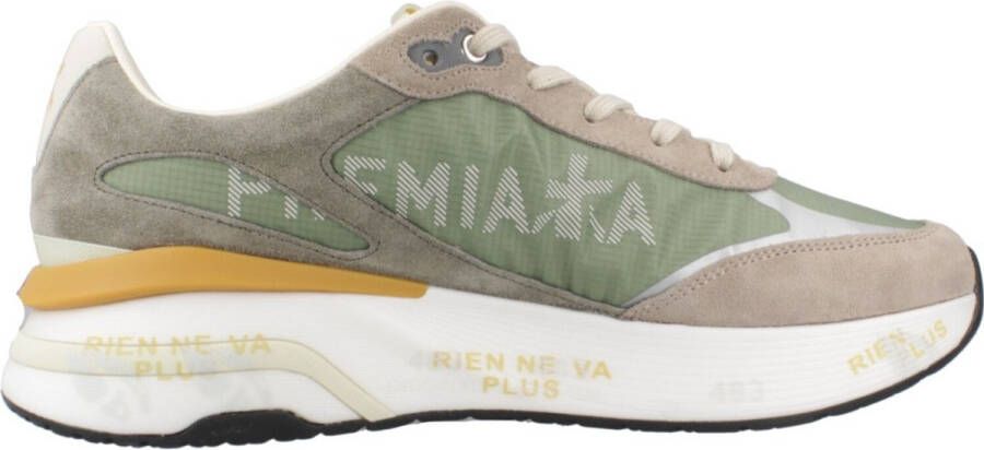 PREMIATA Lage Sneakers Heren Moerun Maat: 46 Materiaal: Suède Kleur: Groen