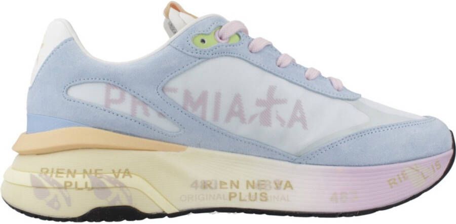 PREMIATA Lage Sneakers Dames Moerun-d Maat: 37 Materiaal: Textiel Kleur: Lichtblauw