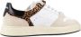 Premiata Logo Sneakers met Suède Bovenwerk en Rubberen Zool Beige Dames - Thumbnail 1