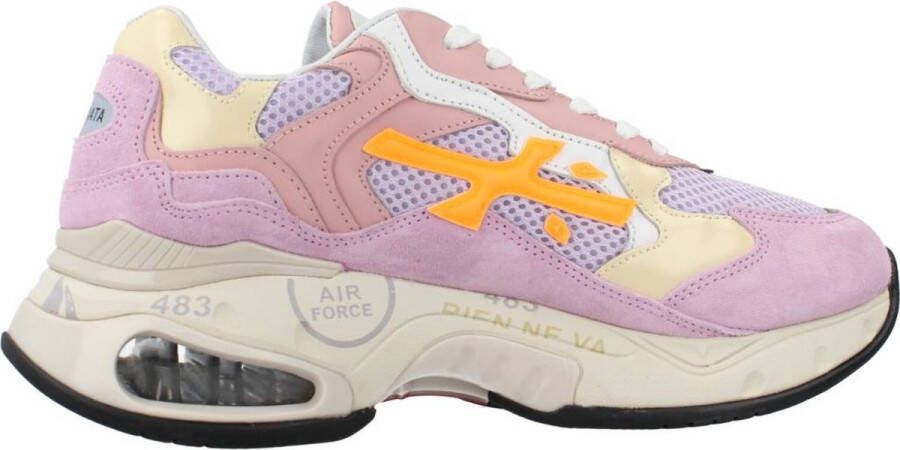 Premiata Sharky sneakers met vlakken Roze